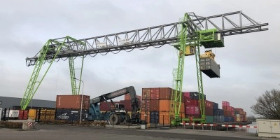 Leveren gereviseerde containerkraan voor Westerman Logistics